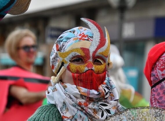Fotografía de lugareño en los carnavales de Miguelturra y sus desfiles