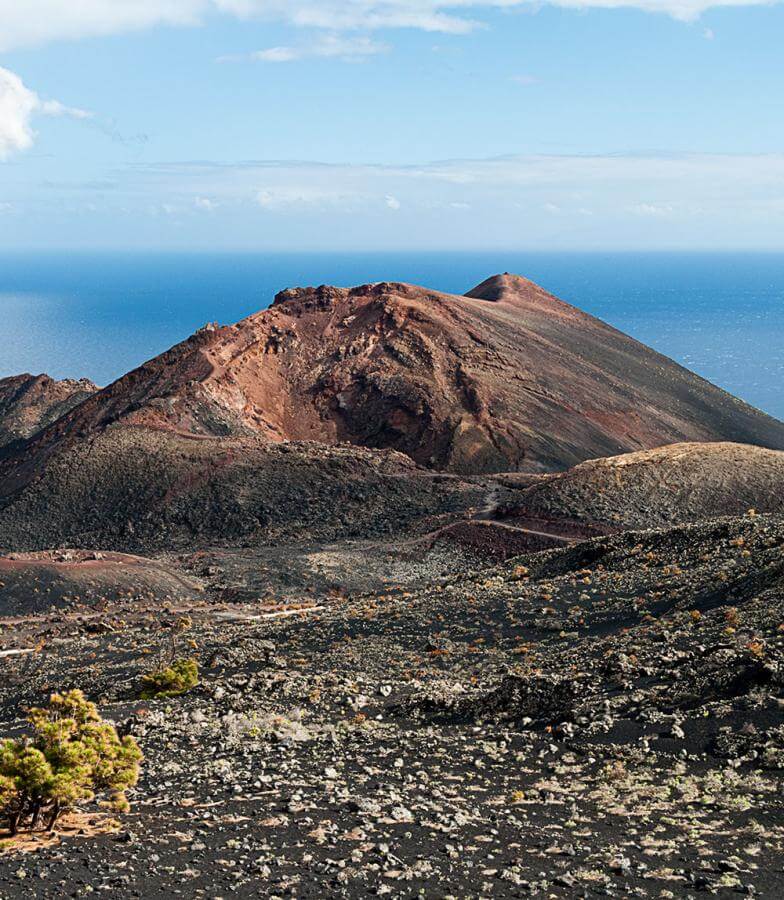 Paisaje volcánico en Lanzarote