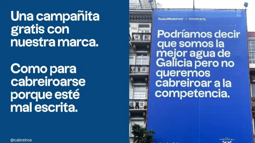 campaña publicitaria desleal fontecelta