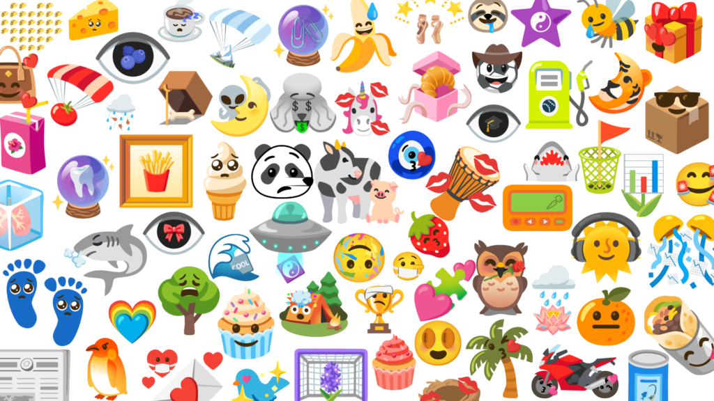 Alt: header de emojis hechos con la aplicación
