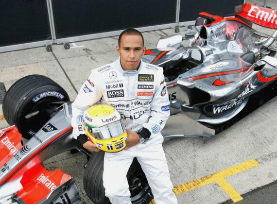 Hamilton en su primer año en Mercedes