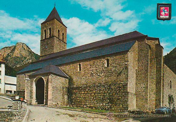Iglesia de la Asunción ubicada en el pueblo aragonés de Bielsa. 