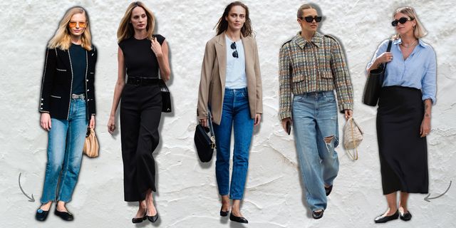 Collage de zapatos en tendencia