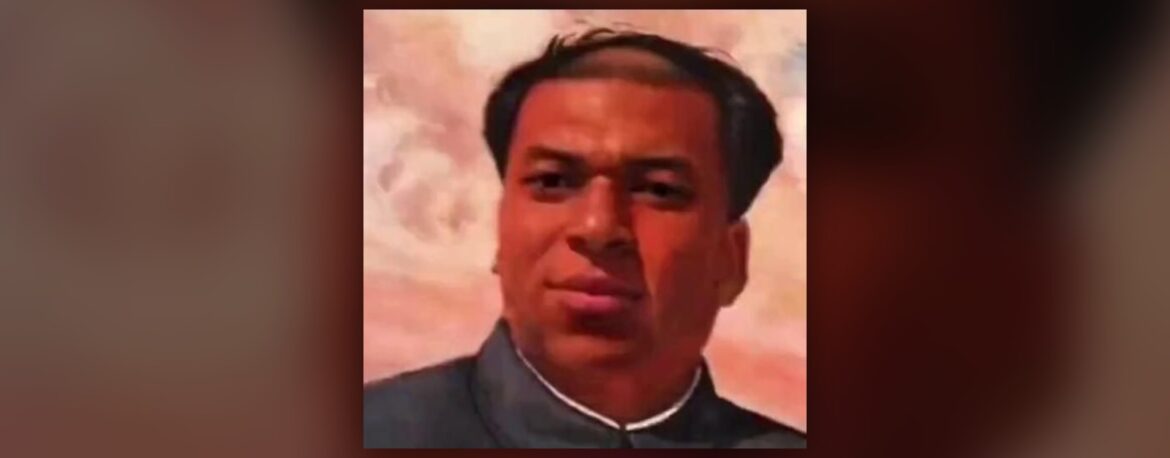 Meme viral que superpone el rostro de Kylian Mbappé al retrato de Mao Zedong